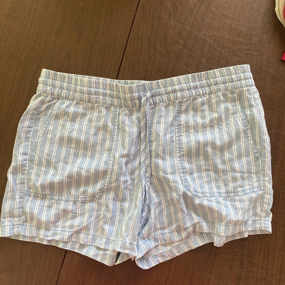 Calvin Klein Blue&White Striped Shorts Sz. Small